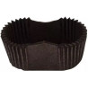 Set di 2500 pirottini micro babà marroni rettangolari in carta da 4,5x2,5xh2 cm di Decora