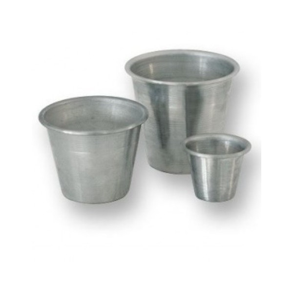 Formine Babà monoporzioni in alluminio di diametro 3,5 cm a 7 cm