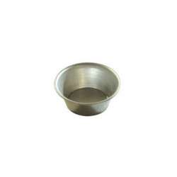 Formina creme caramel o formina muffin tonda in alluminio di ø7,5 x h 3,2 cm