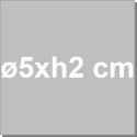 Set 6 formine parrozzo alluminio antiaderente con bordo monoporzioni semisfera ø5xh2 cm Vespa