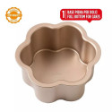 Angel food fiore lo stampo chiffon cake fiore in metallo antiaderente rose gold line Decora