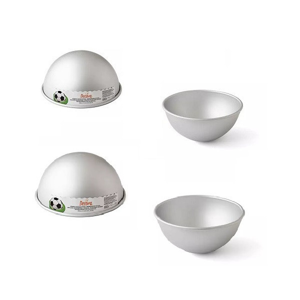 Stampo mezza sfera in alluminio anodizzato Decora di ø20 o ø22 cm