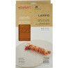 Lampo Silikomart stampo silicone giallo 18 decori di due diverse forme, linea Naturae