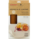 Arancia e limone Silikomart: stampo silicone giallo 24 fette di arance e limoni, linea Naturae
