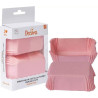 Confezione da 36 pirottini rosa per mini plumcake in carta da forno da 8x5xh3,2 cm di Decora