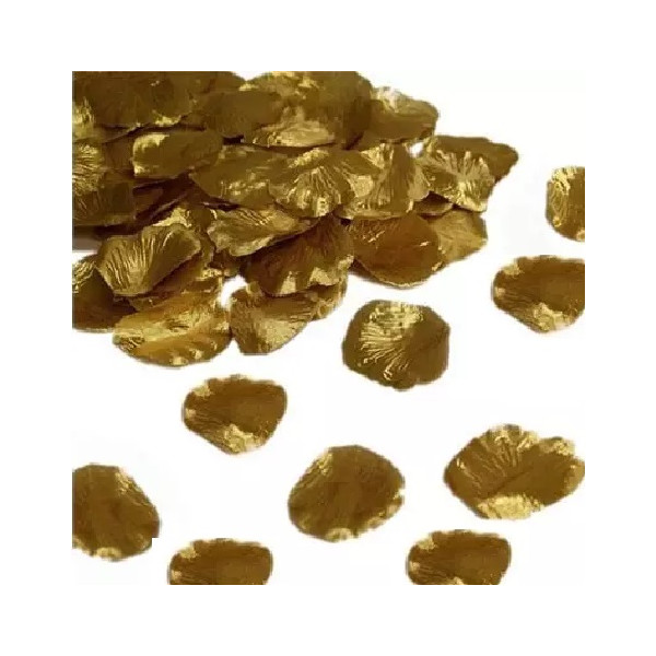 Petali Finti Oro in stoffa confezione di g 15 per decorazione ed addobbi