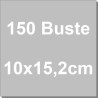 Rotolo da 150 sacchetti trasparenti master 10x15,2 cm con laccetti da Wilton