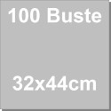 100 Buste Cast Neutre Trasparenti 32×44cm – Spessore 35 Micron | Sacchetti Alimentari per Dolci, Panettoni e Colombe – Decora