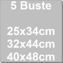 Sacchetti Trasparenti per Dolci e Lievitati Decora – Set 5 Buste Cast per Panettoni, Pandori e Colombe (25×34/32×44/40×48cm)