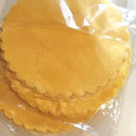 Velo Tulle Orlato Oro in confezione da 50 veli di diametro 24 cm