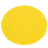 Velo Tulle Orlato Giallo in confezione da 50 veli di diametro 24 cm Velo Tulle Orlato Giallo in confezione da 50 veli di diametro 24 cm