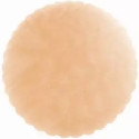 Velo Tulle Orlato Cipria in confezione da 50 veli di diametro 24 cm