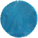 Velo Tulle Orlato Turchese in confezione da 50 veli di diametro 24 cm