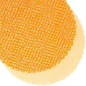 Velo Tulle Orlato Pois 50pz Arancione