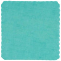 Velo Tulle Orlato Quadrato Tiffany 50pz