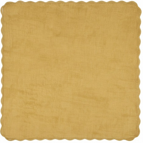 Velo Tulle Orlato Quadrato Oro in confezione da 50 veli da 24x24 cm Velo Tulle Orlato Quadrato Oro in confezione da 50 veli da 24x24 cm