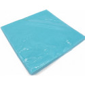 Velo Tulle Orlato Quadrato Tiffany in confezione da 50 veli da 24x24 cm