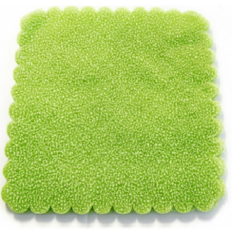 Velo Fata in Tulle Orlato Quadrato verde a Pois puntinato in confezione da 50 veli da 24x24 cm Velo Fata in Tulle Orlato Quadrato verde a Pois puntinato in confezione da 50 veli da 24x24 cm