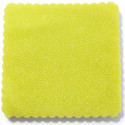 Velo Fata in Tulle Orlato Quadrato Giallo a Pois puntinato in confezione da 50 veli da 24x24 cm