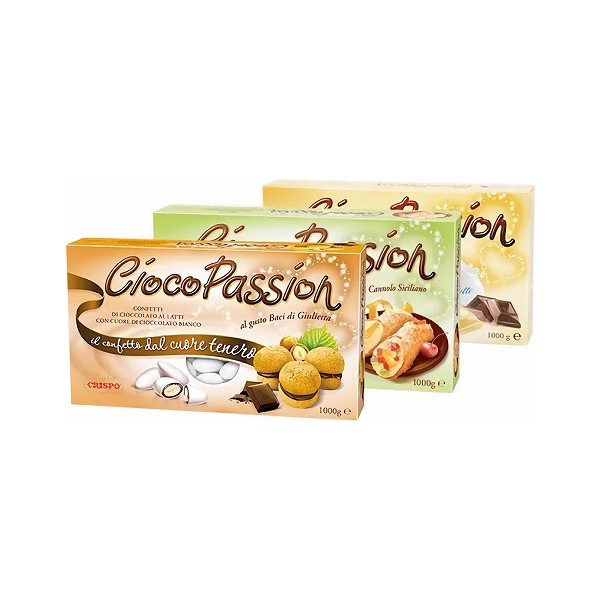 Kit offerta 3 Kg confetti Ciocopassion Crispo, ideale per confettata