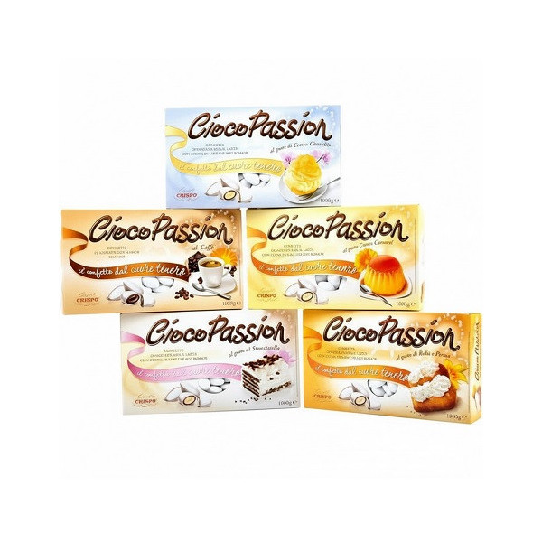 Kit offerta 5 Kg confetti Ciocopassion Crispo: risparmia e scegli fino a 5 gusti