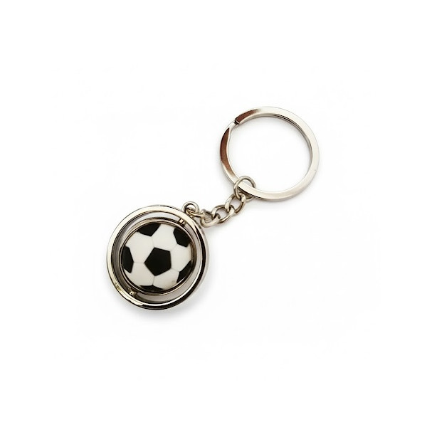 Portachiavi bomboniera pallone calcio 3D