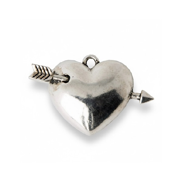 Ciondolo in Zama Cuore Cupido