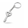 Portachiavi bomboniera chiave con cuore cm 5 Portachiavi bomboniera chiave con cuore cm 5