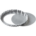 Design Tart crostata ovale Decora con fondo mobile in metallo antiaderente da 29x20xh3 cm