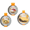Da ø20 a ø30 cm Design Tart crostata tonda Decora con fondo mobile in metallo antiaderente