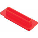 Truffle Eclair 75 Silikomart; stampo silicone bianco per 8 strisce Eclair 130x31 e h 28 mm con cutter