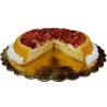 Da ø24 a ø32 cm  ruoto furbo in alluminio per crostata tonda h4 cm da Liotti Linea F