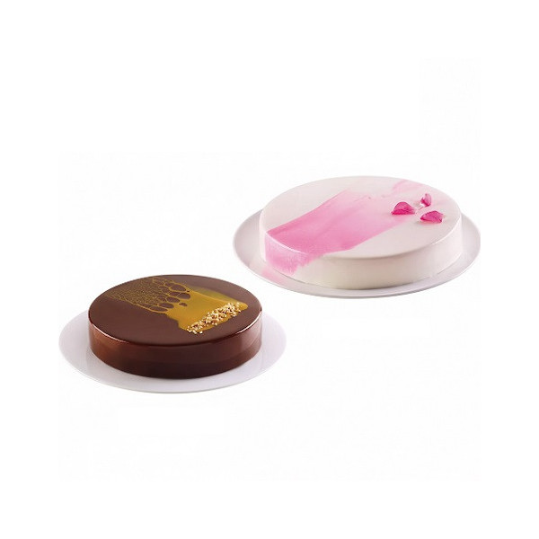 ø20 o ø24 cm Perla Silikomart stampo silicone per torta a disco alta 4 cm