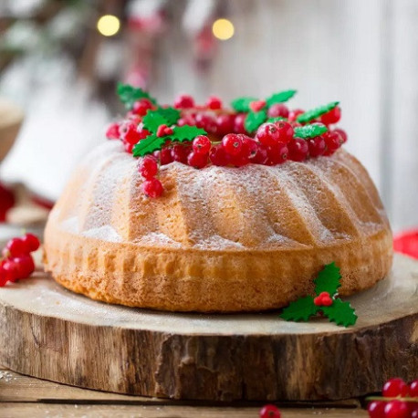 Gugelhupf o Kouglof Decora: stampo in acciaio antiaderente ø22xh11,5 cm