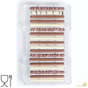 Sigaro di cioccolato Decora: stampo policarbonato 18 barrette da 8,5xh5,5 cm