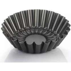 Stampo forma babà o budino margherita senza tubo altezza 9 cm in alluminio teflonato varie misure da Vespa