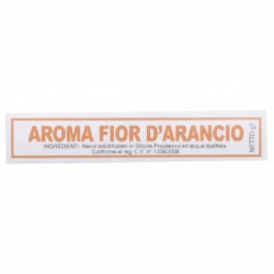 Aroma fior d'arancio liquido da Madma in fiala da 1 g, per aromatizzare impasti e creme per dolci