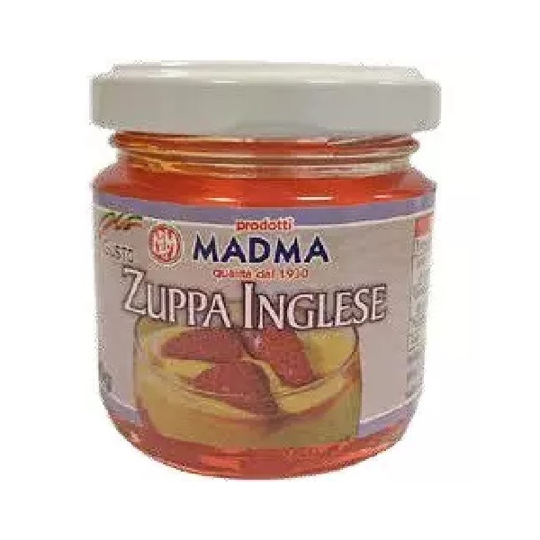 Pasta zuppa inglese: aromatizzante per gelato creme e torroni in barattolo da 100 g, di Madma
