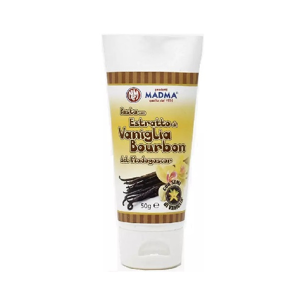 Pasta con estratto di vaniglia Bourbon del Madagascar in tubetto da 50 g da Madma