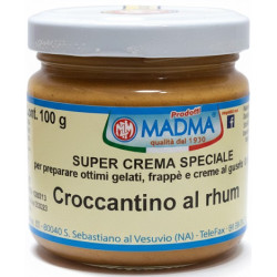 Pasta Croccantino al Rhum aromatizzante in barattolo da 100 g di Madma