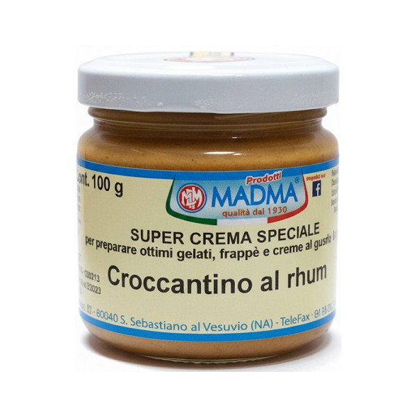 Pasta Croccantino al Rhum aromatizzante in barattolo da 100 g di Madma