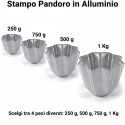 Stampo pandoro in alluminio da Linea Liotti