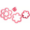 Set 6 Cutter Tagliabiscotti fiore in plastica per alimenti da 1,5 cm a 8 cm da Decora Set 6 Cutter Tagliabiscotti fiore in plastica per alimenti da 1,5 cm a 8 cm da Decora