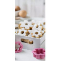 Set 6 Cutter Tagliabiscotti fiore in plastica per alimenti da 1,5 cm a 8 cm da Decora