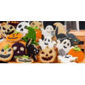 Set 2 Tagliapasta 1 Zucca e 1 Teschio in plastica da Decora