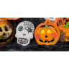 Set 2 Tagliapasta 1 Zucca e 1 Teschio in plastica da Decora Set 2 Tagliapasta 1 Zucca e 1 Teschio in plastica da Decora