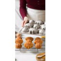 Stampo antiaderente autunno foglie e zucche in acciaio antiaderente da Decora