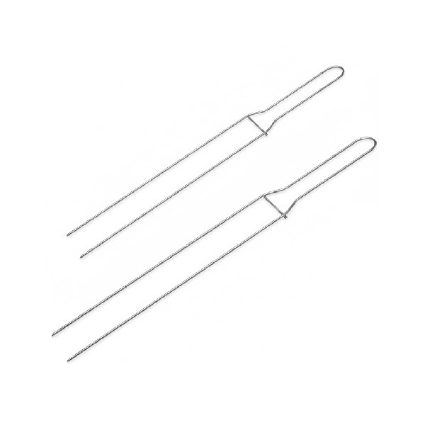 Spillone per panettoni e colombe in acciaio inox, da Decora, lunghi 50 o 62 cm