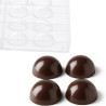 Mini Sfere di Cioccolato da ø2,8 cm, 14 g a ø4,8 cm, 20 g stampo policarbonato per cioccolatini a sfera