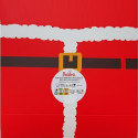 Scatola regalo rettangolare portadolci Happy Babbo Natale Decora: box auto-montante in cartoncino 18x13,5xh7,5 cm